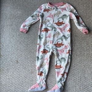 Dinosaur Print Kids One Piece Pajama